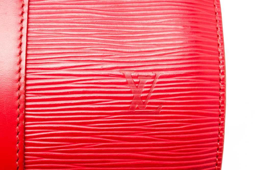 Louis Vuitton Louis Vuitton Red Epi Leather Souff… - image 5