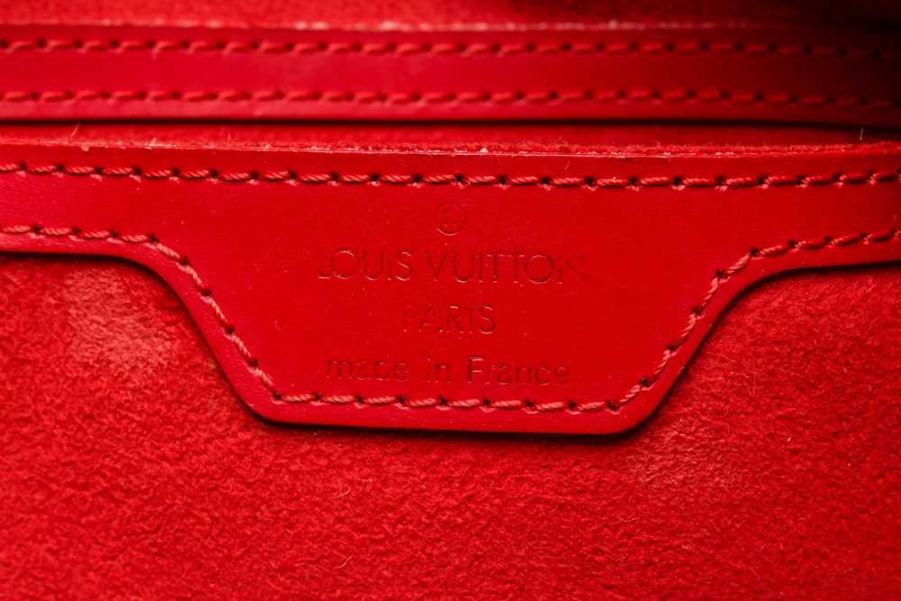 Louis Vuitton Louis Vuitton Red Epi Leather Souff… - image 8