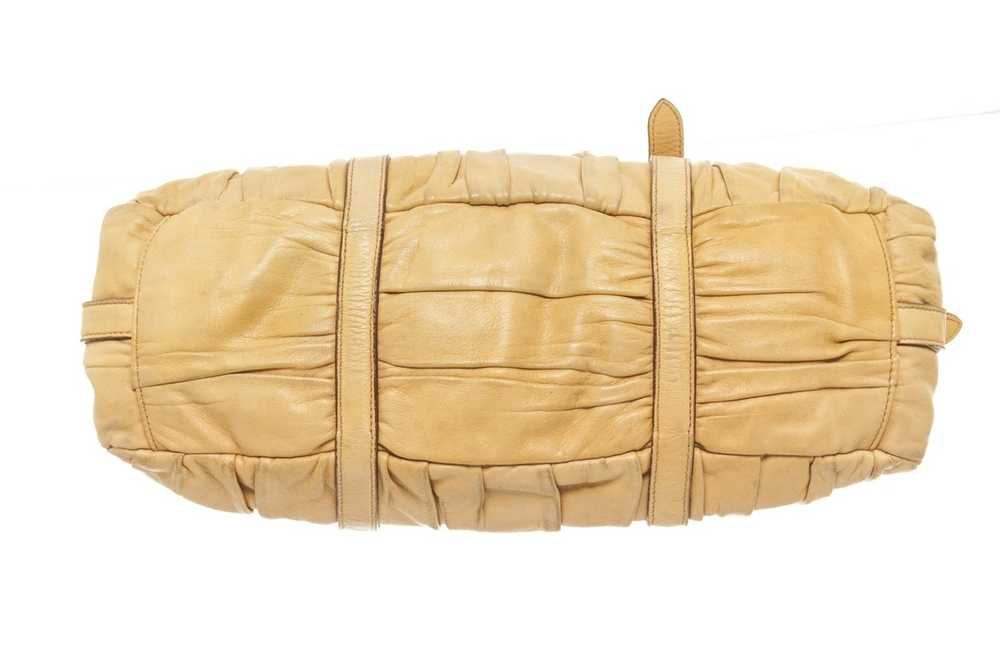 Prada Prada Light Brown Leather Shoulder Bag - image 5