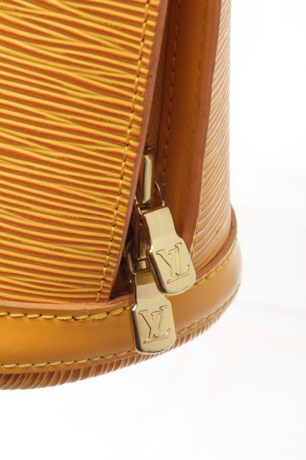 Louis Vuitton Louis Vuitton Yellow Epi Leather Lu… - image 4