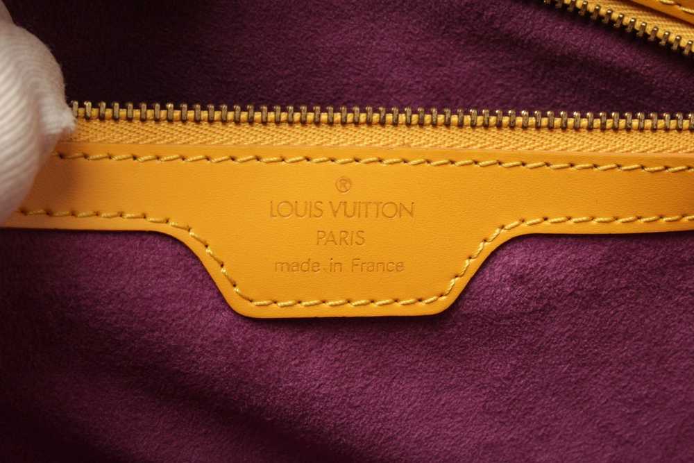 Louis Vuitton Louis Vuitton Yellow Epi Leather Lu… - image 8