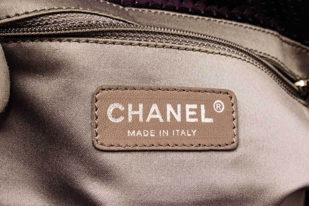 Chanel Chanel Metallic Purple Leather Drill Accor… - image 10