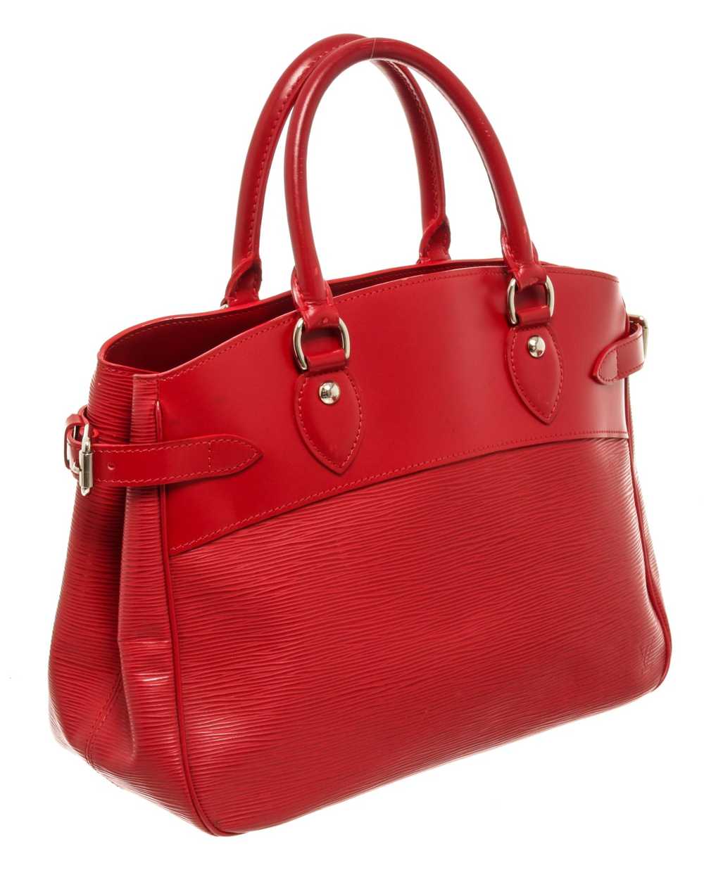 Louis Vuitton Louis Vuitton Red Epi Leather Passy… - image 2