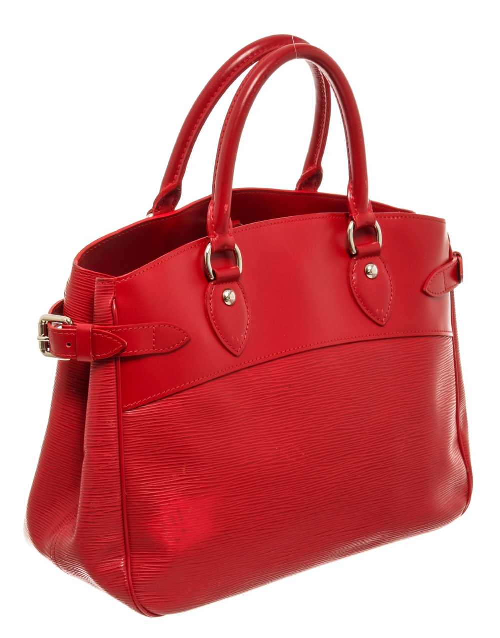 Louis Vuitton Louis Vuitton Red Epi Leather Passy… - image 3