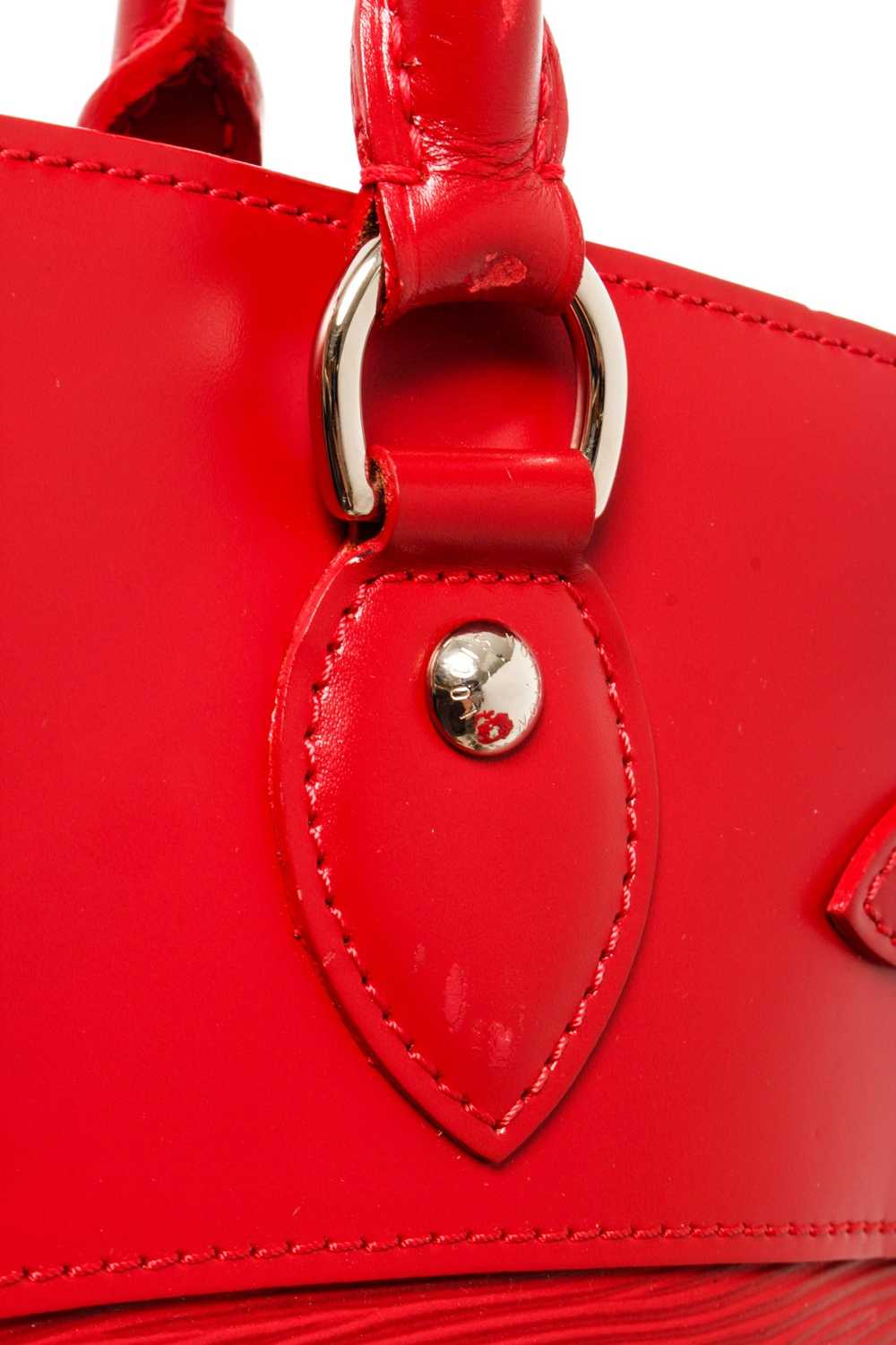 Louis Vuitton Louis Vuitton Red Epi Leather Passy… - image 5