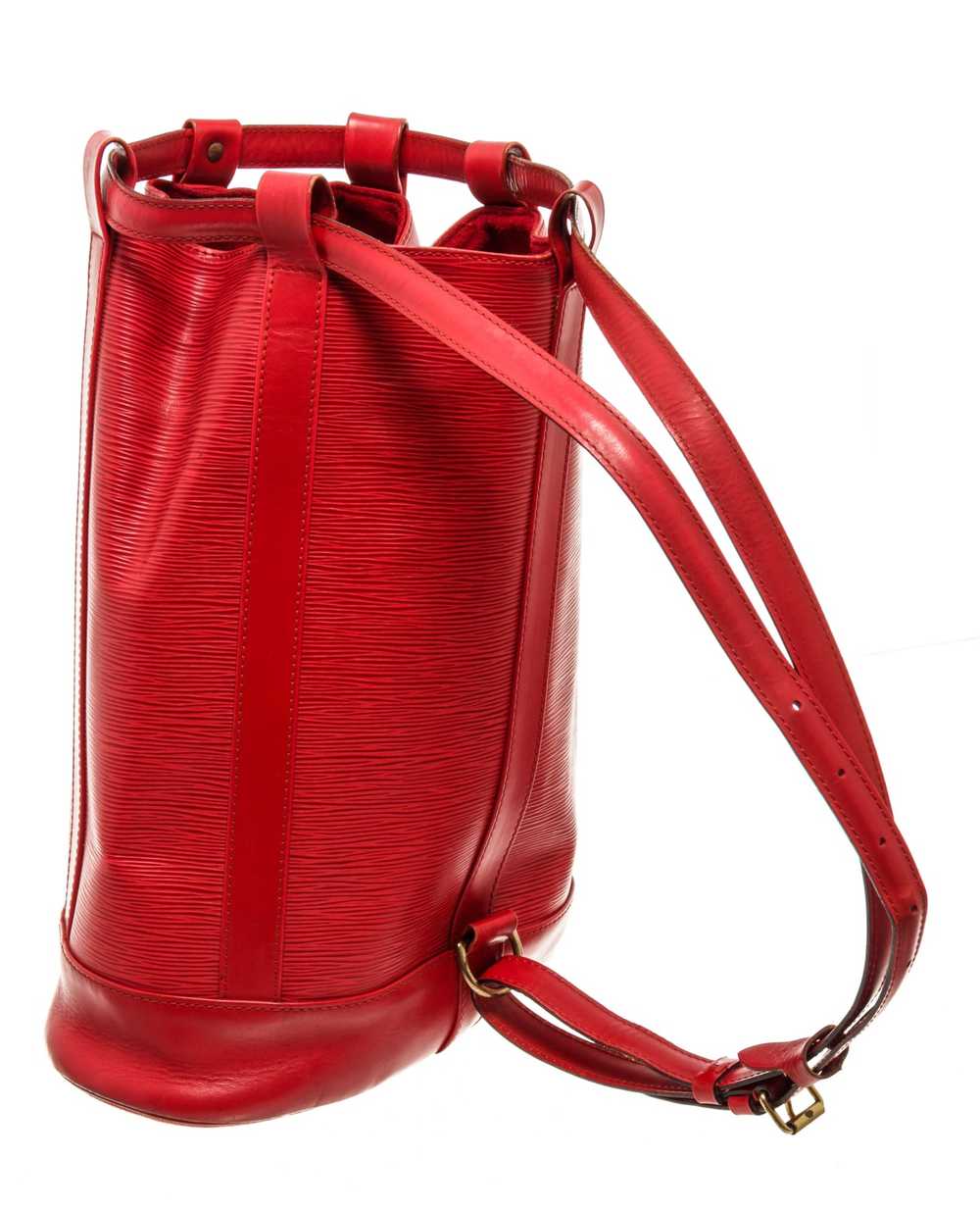 Louis Vuitton Louis Vuitton Red Epi Leather Rando… - image 3
