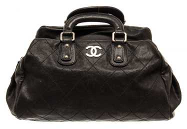 Chanel Chanel Black Quilted Caviar Outdoor Ligne … - image 1