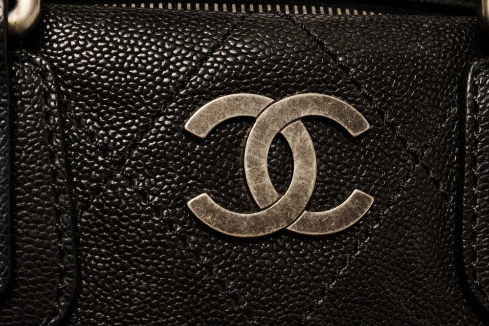 Chanel Chanel Black Quilted Caviar Outdoor Ligne … - image 5