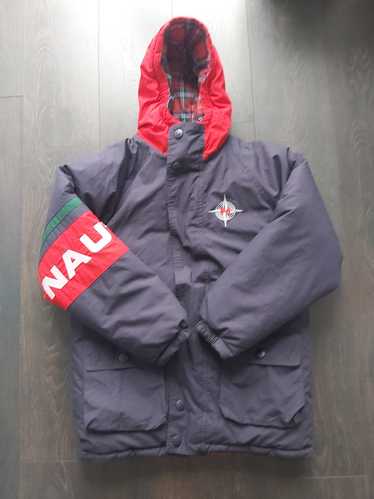 90s Reversible Nautica Challenge Hooded Coat Zip up Jacket Winter