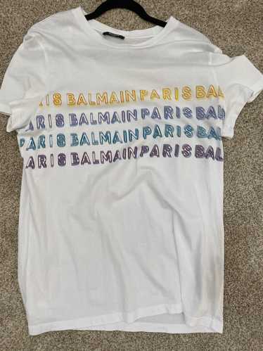 Balmain Balmain Paris logo t-shirt