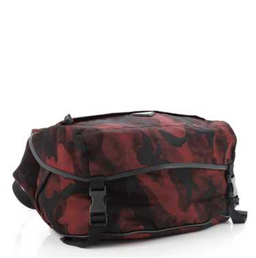 PRADA MILANO Reversible Tessuto Camouflage 2Way Hand Bag Nylon Leather  34MT717