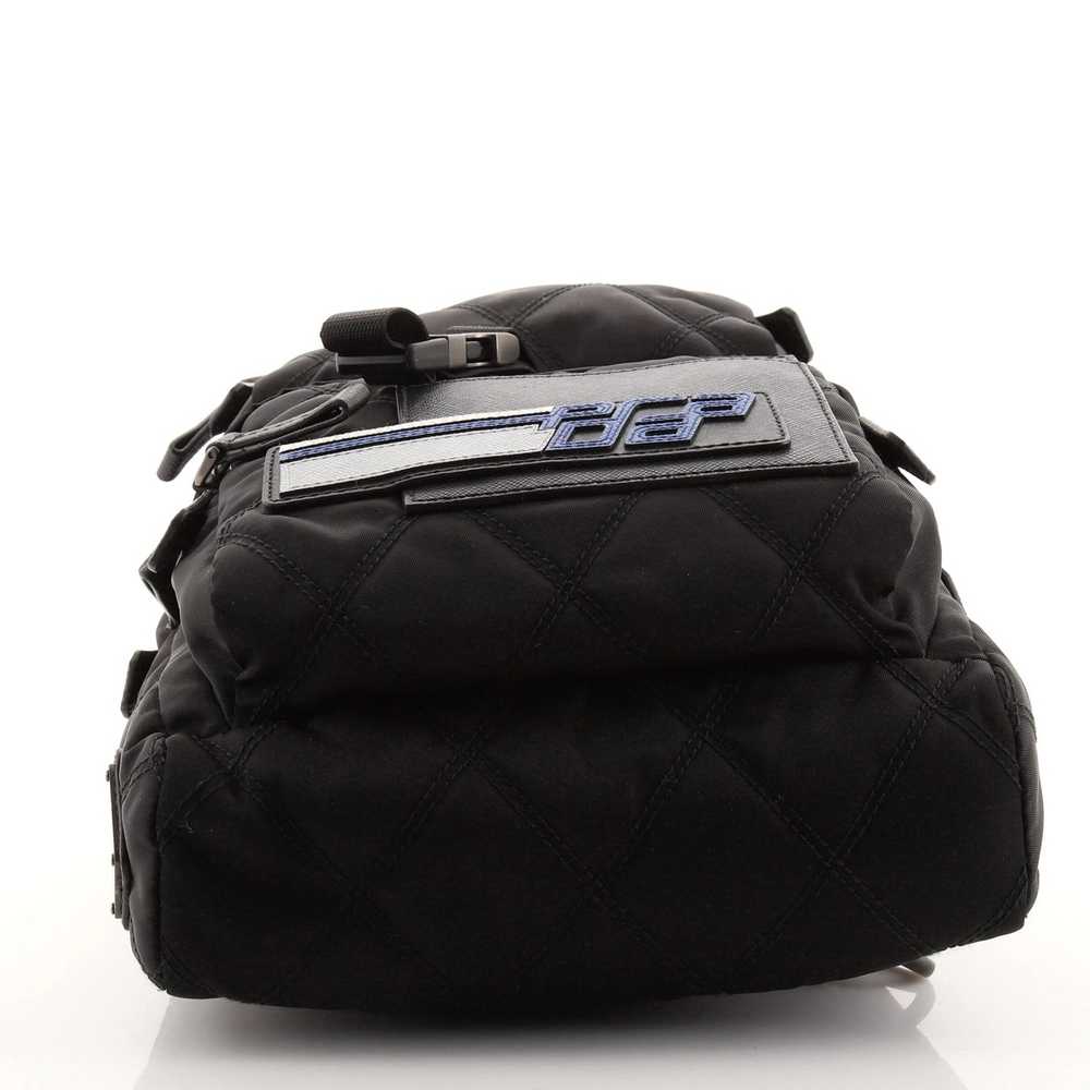 Prada Prada Logo Patch Buckle Sling Bag Quilted T… - image 3
