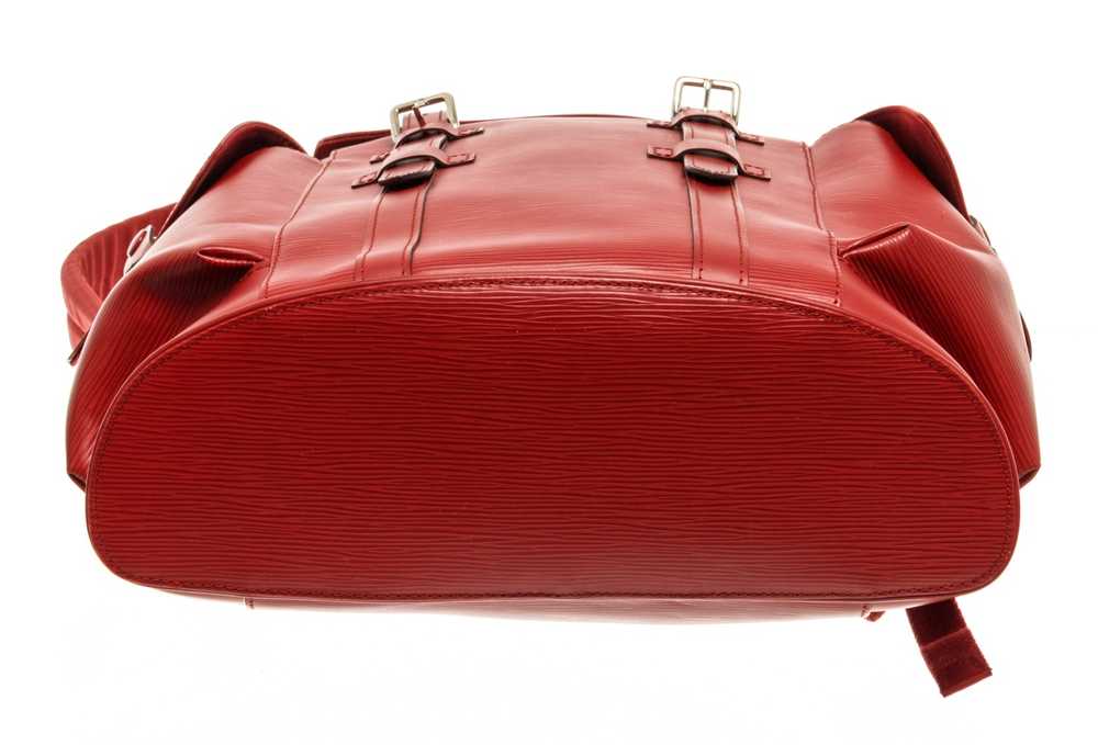 Louis Vuitton Louis Vuitton Red Epi Leather Chris… - image 4