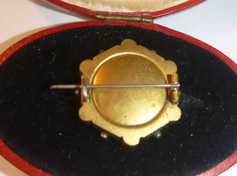 A Micro Mosaic Souvenir Pin For the Coronation of… - image 7