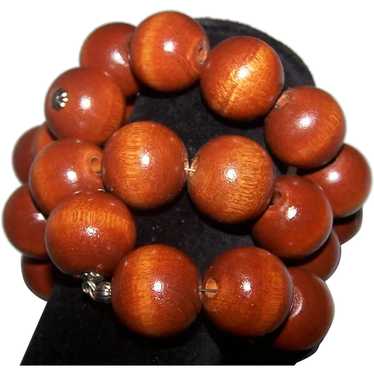 3 Strand Wood Expansion Bracelet - image 1