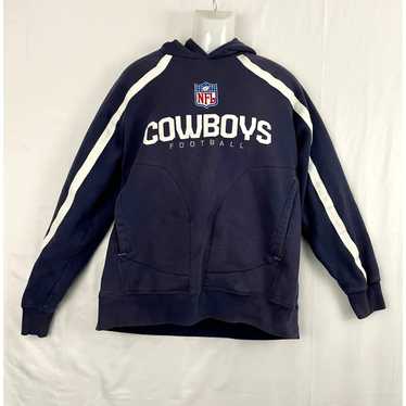 Reebok NFL Dallas Cowboys Hoodie Sweater Adult Blue Jacket Mens Size Medium  M