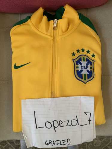 BRAZIL 2008 2010 TRAINING FOOTBALL SHIRT SOCCER JERSEY NIKE 258955-703 sz  XL MEN