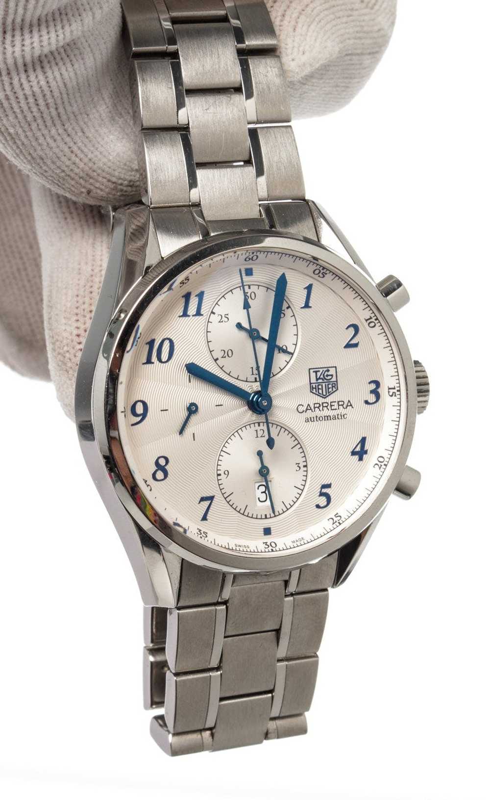 Tag Heuer Tag Heuer Silver Carrera Calibr Watch - image 6