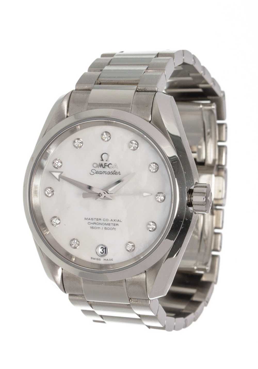 Omega Omega Silver Seamaster Watch - image 1