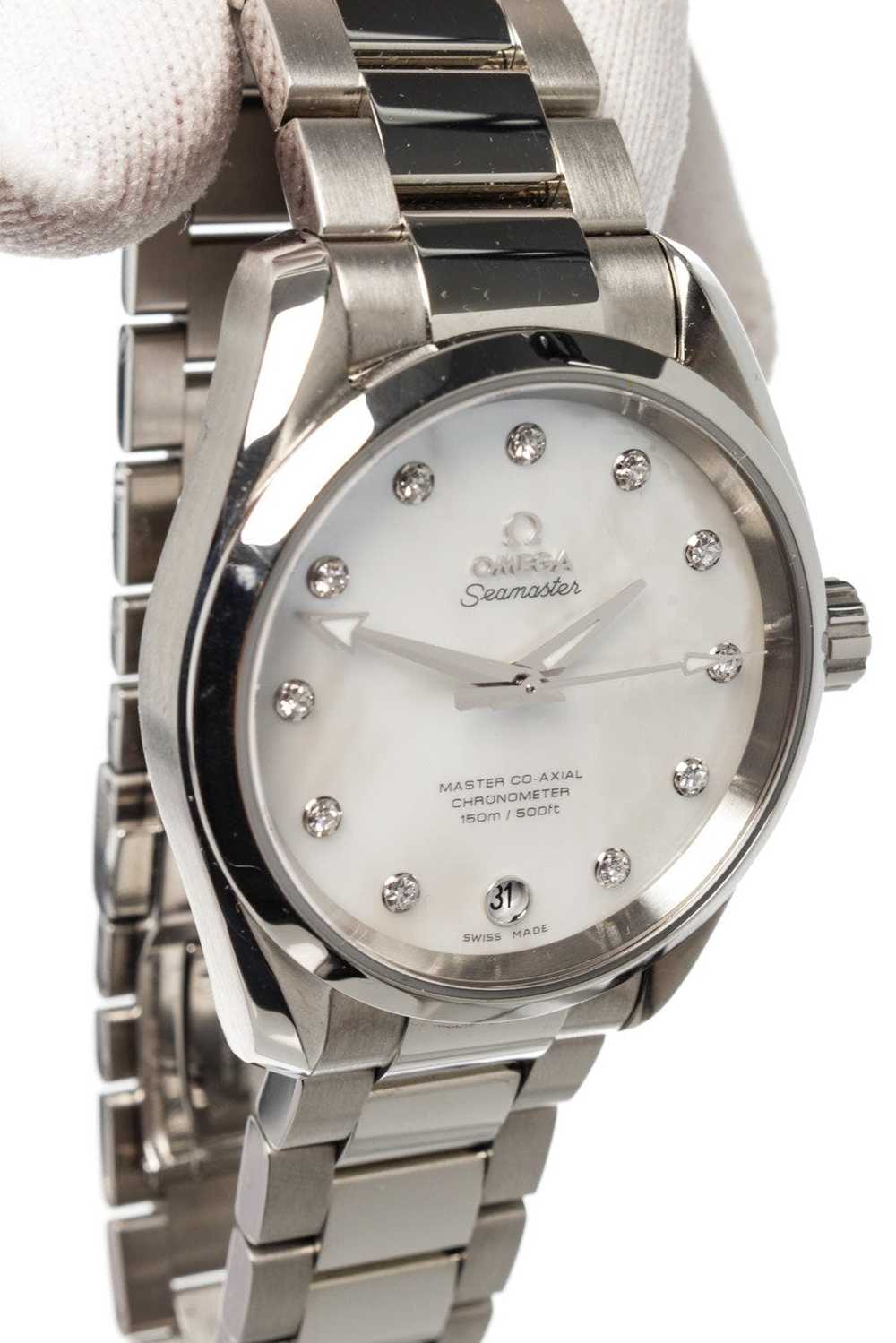 Omega Omega Silver Seamaster Watch - image 6