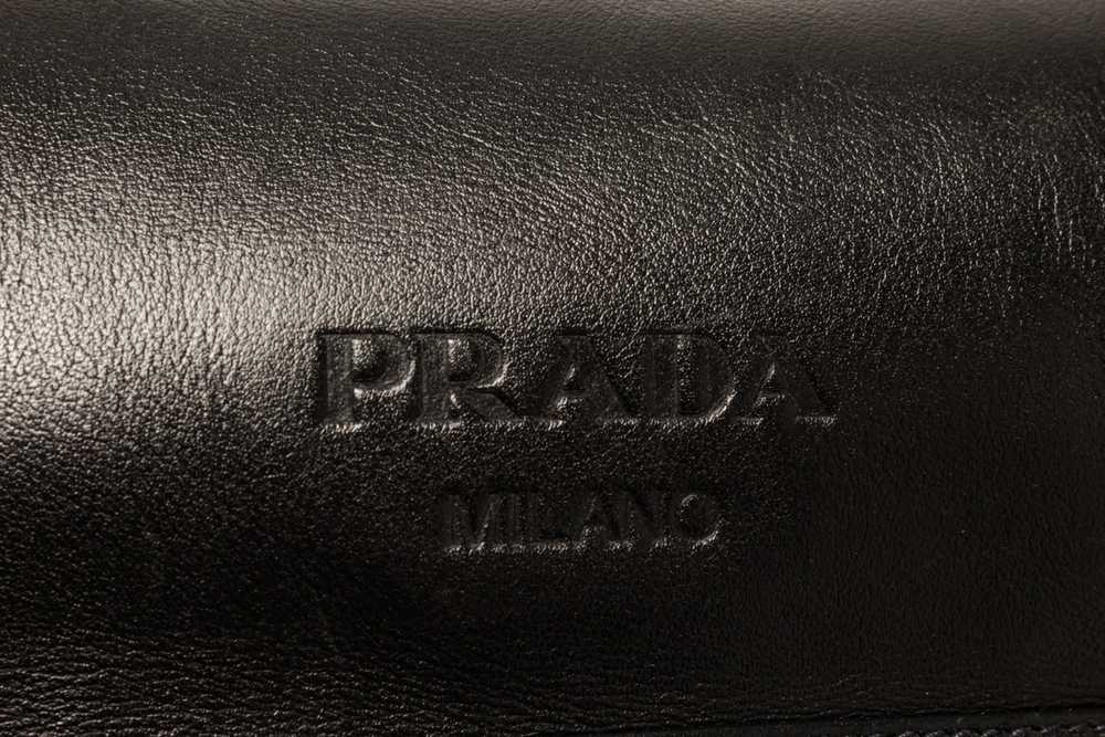 Prada Prada Black Padded Chain Flap Bag - image 6
