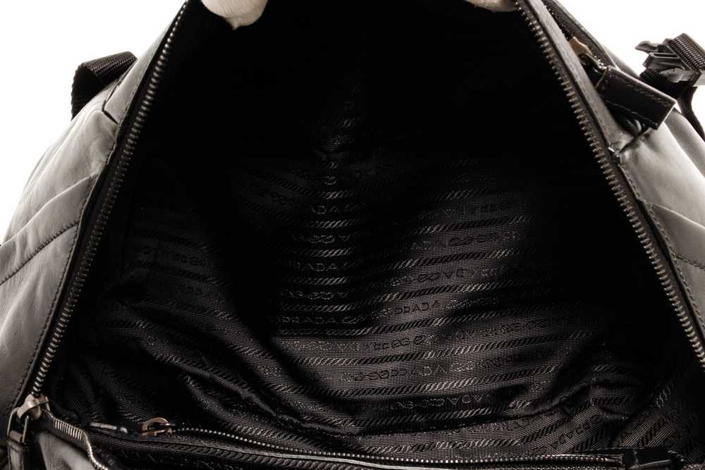 Prada Prada Black Padded Chain Flap Bag - image 7