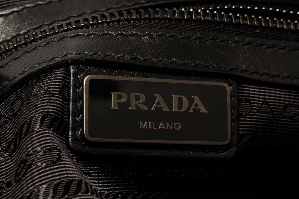 Prada Prada Black Padded Chain Flap Bag - image 8