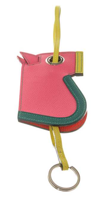 Hermes Hermes Pink Multi Camail Bag Charm