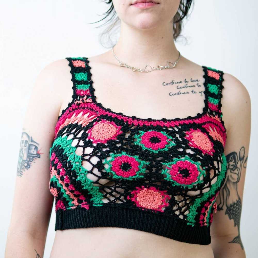 Handmade Handmade Crochet Knit Crop Top - S/M - image 3