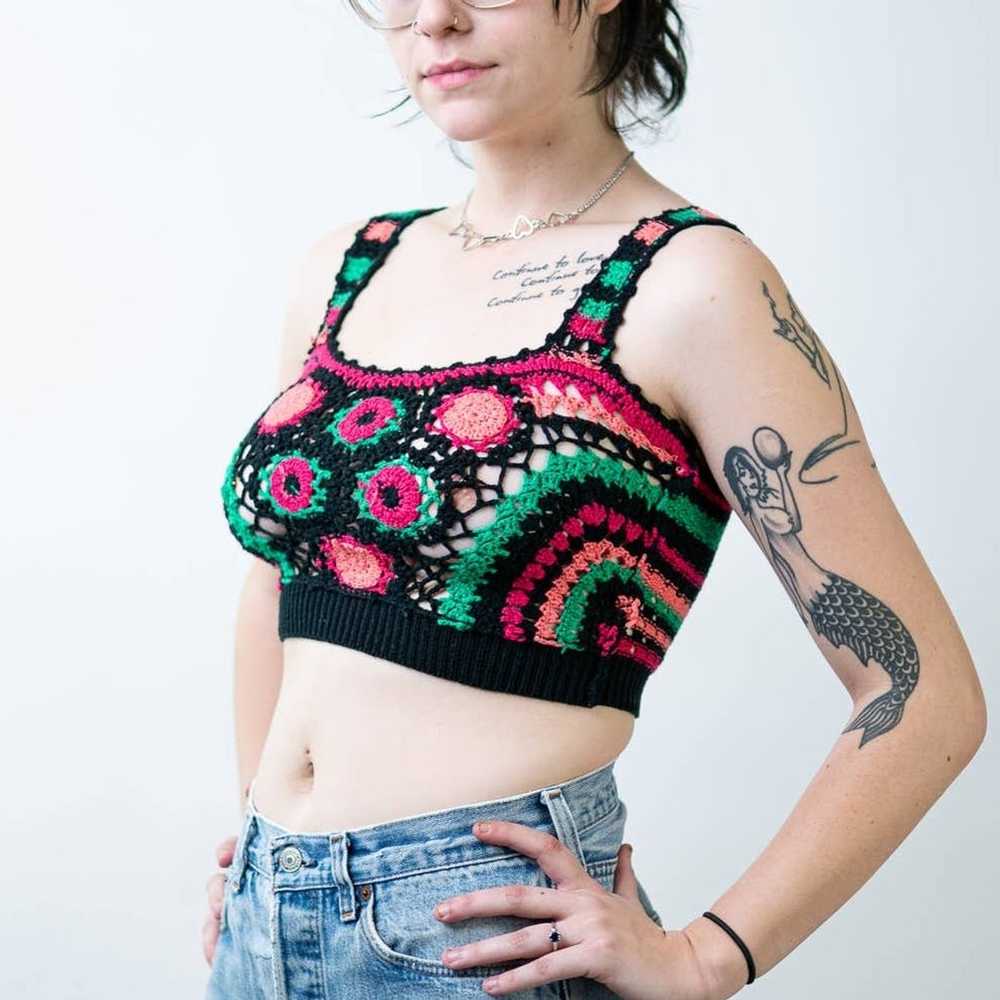 Handmade Handmade Crochet Knit Crop Top - S/M - image 6