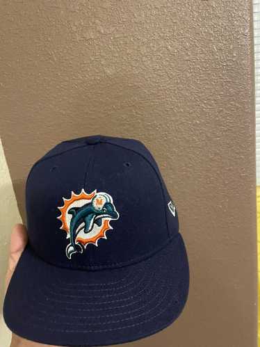 New Era Miami dolphins fitted hat 7 3/8