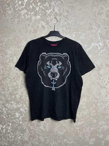 Marlins Marcell Ozuna Big Bear Pepsi Vintage T Shirt SZ XLarge Black 100%  Cotton