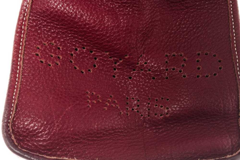 Goyard Goyard Burgundy Goyardine Canvas Leather S… - image 9