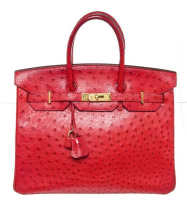 Hermès - Authenticated Birkin 35 Handbag - Leather Black Plain for Women, Very Good Condition