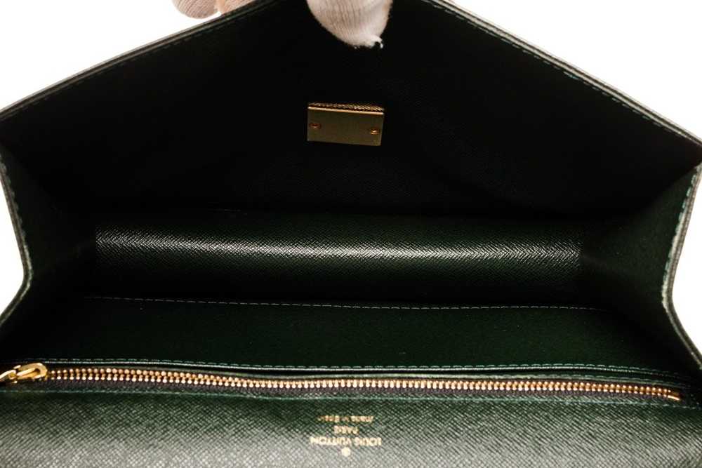 Louis Vuitton Louis Vuitton Black Leather Selenga… - image 6