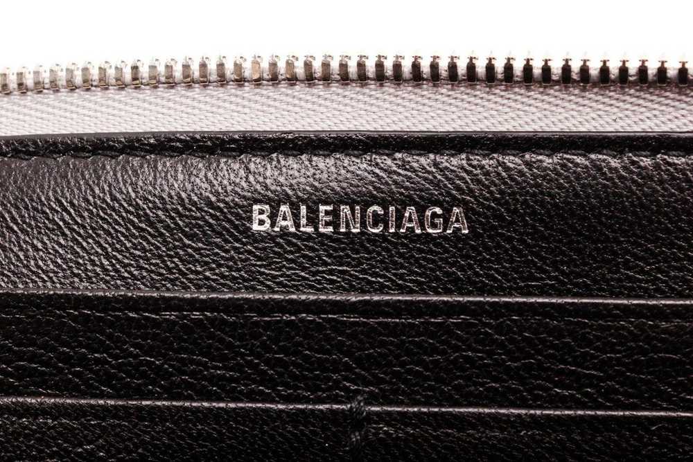 Balenciaga Balenciaga Silver Leather Zippy Wallet - image 4