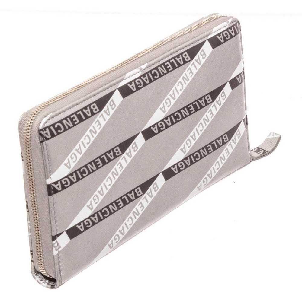 Balenciaga Balenciaga Silver Leather Zippy Wallet - image 5