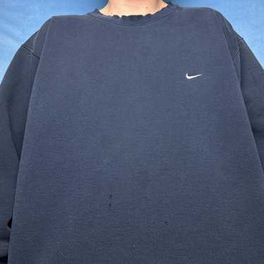 Nike × Vintage vintage nike swoosh sweatshirt - image 1