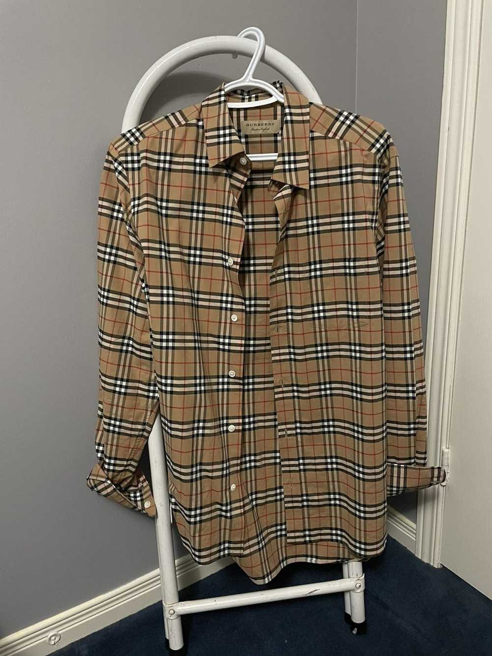 Burberry Burberry nova check modern dress shirt - image 1