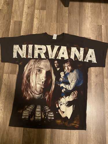 Nirvana × Vintage Nirvana vintage Allover Tee - image 1