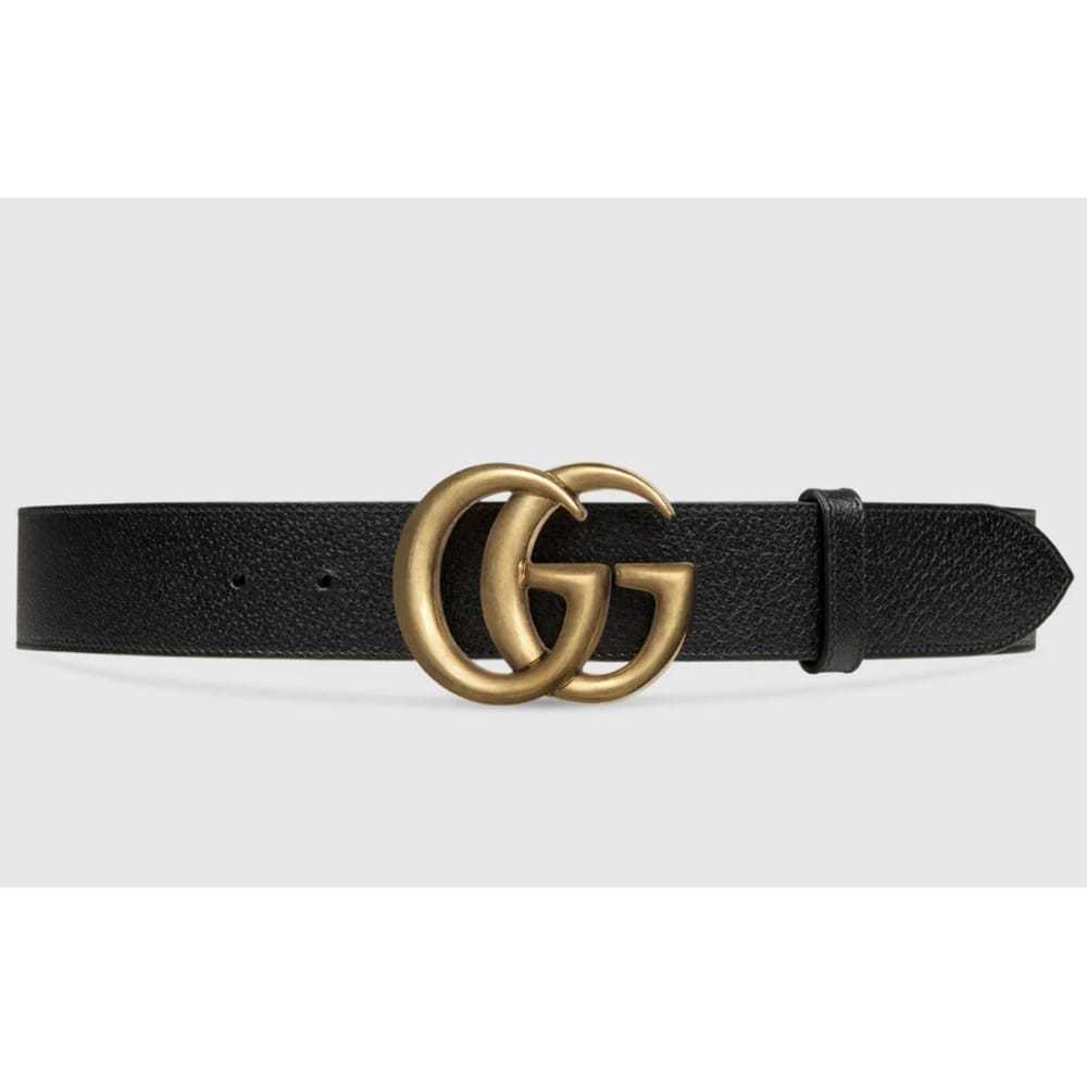 Gucci Gg Buckle leather belt - image 1