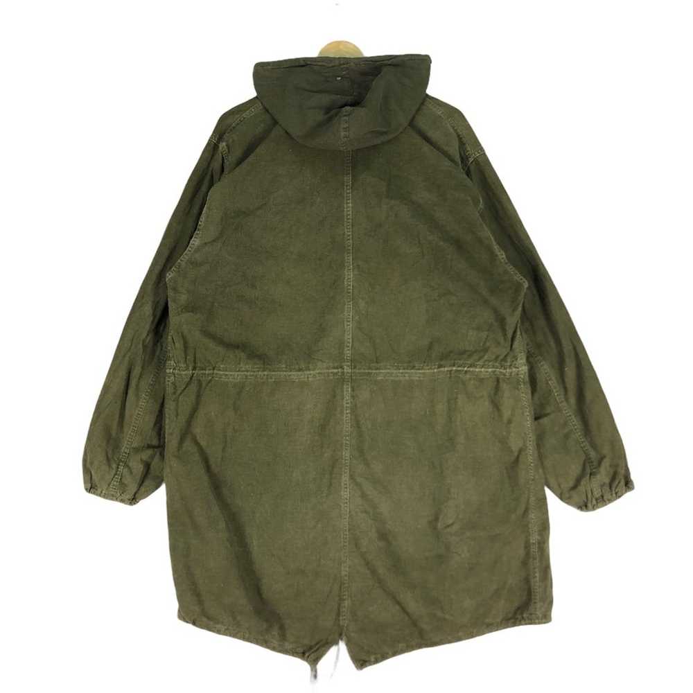 Military × Us Issue × Vintage Fishtail Army Hoodi… - image 6