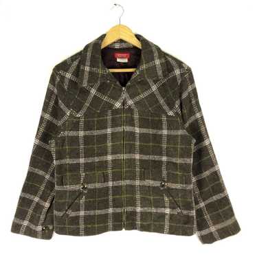 Espirit Esprit Tartan Zipper Jacket - image 1