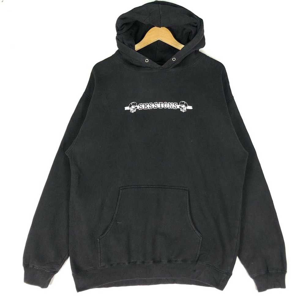 Japanese Brand × Sessions Session Spellout Hoodie… - image 1