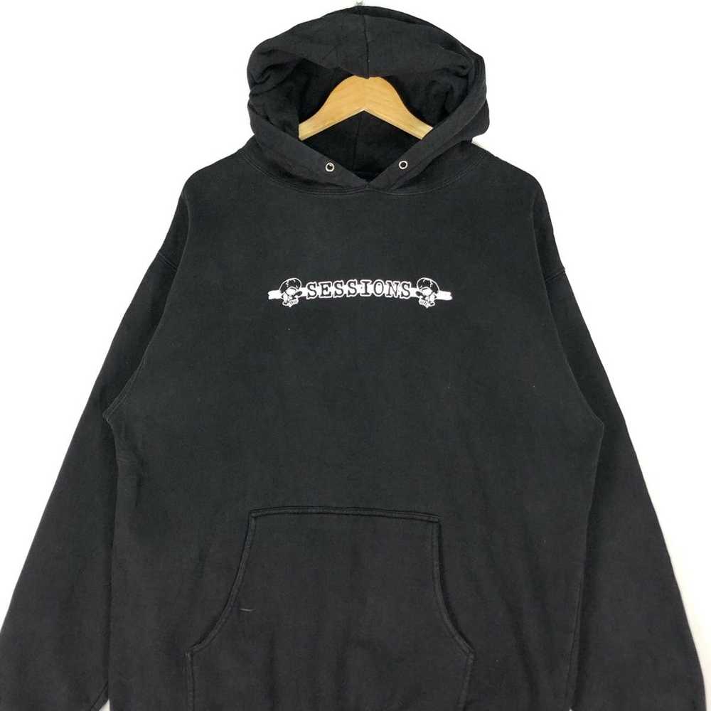 Japanese Brand × Sessions Session Spellout Hoodie… - image 2