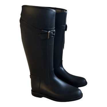 美品 BURBERRY JOCKEY BOOTS 42 27cm Burberry Jockey Boots 42 27Cm Men Shoes Original Collection