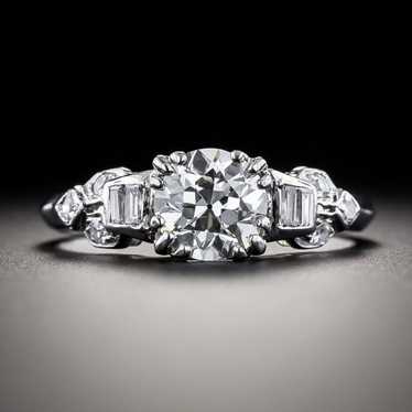 Art Deco .96 Carat Diamond Engagement Ring - GIA … - image 1