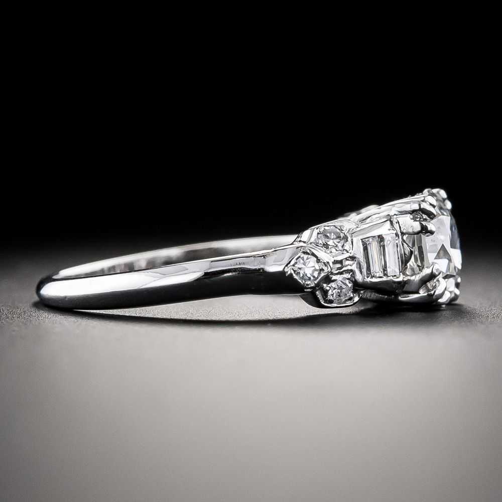 Art Deco .96 Carat Diamond Engagement Ring - GIA … - image 2