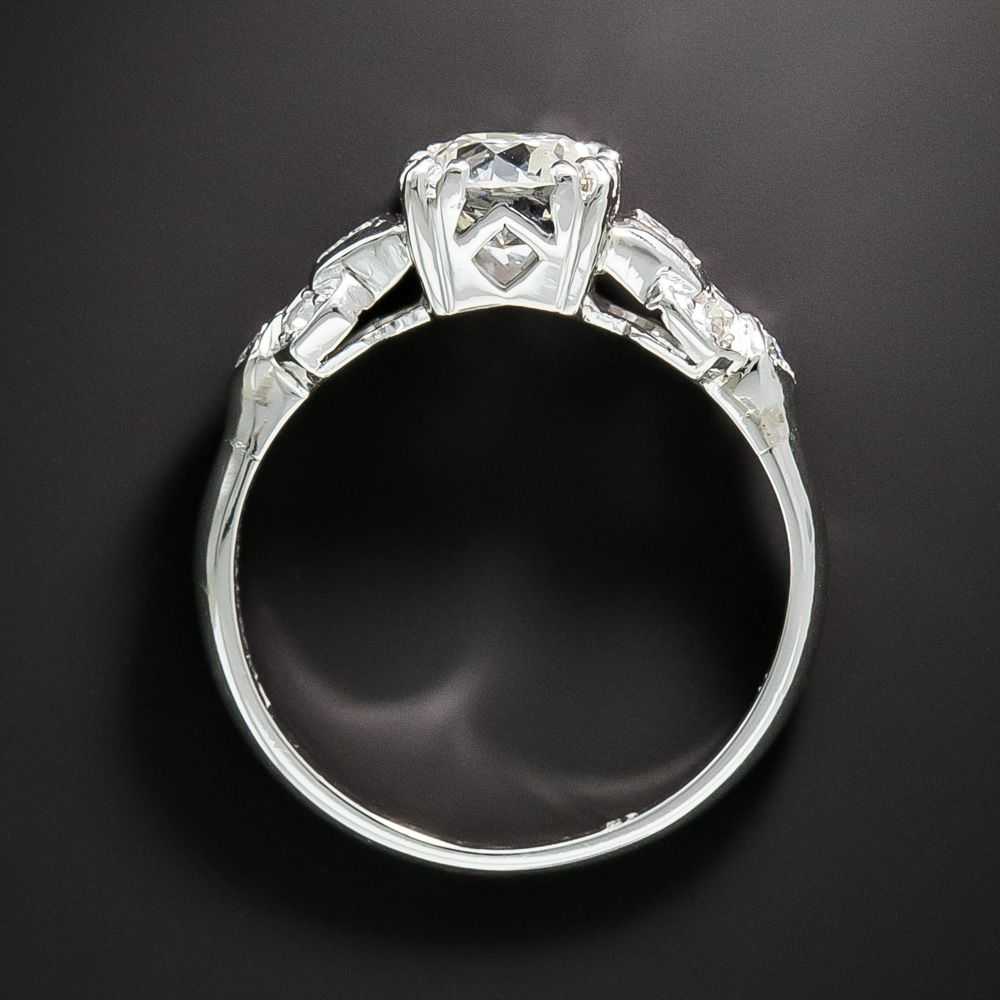 Art Deco .96 Carat Diamond Engagement Ring - GIA … - image 3