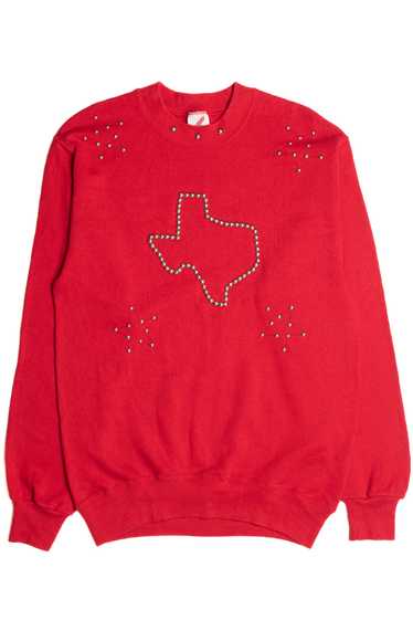 Red Texas Sweatshirt 8441